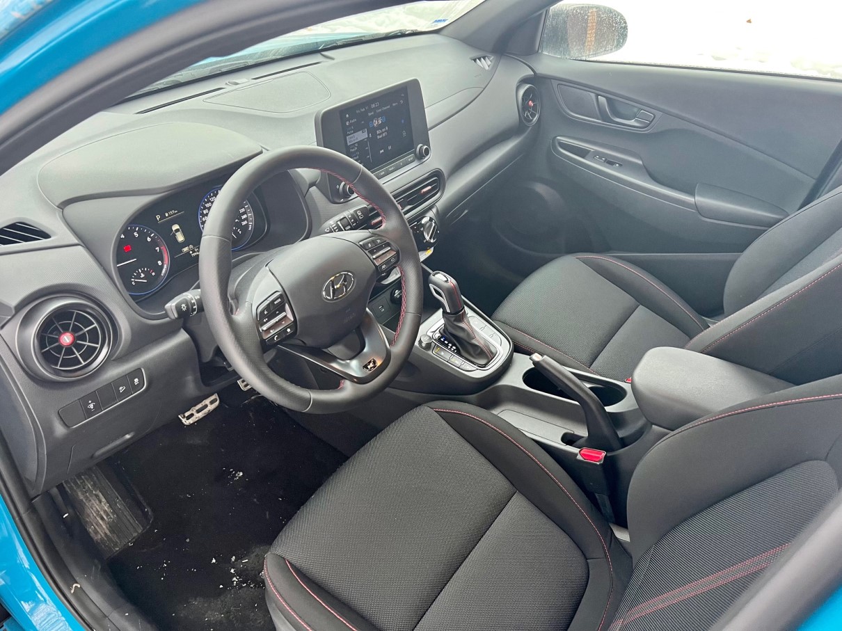 2022 hyundai kona n line interior