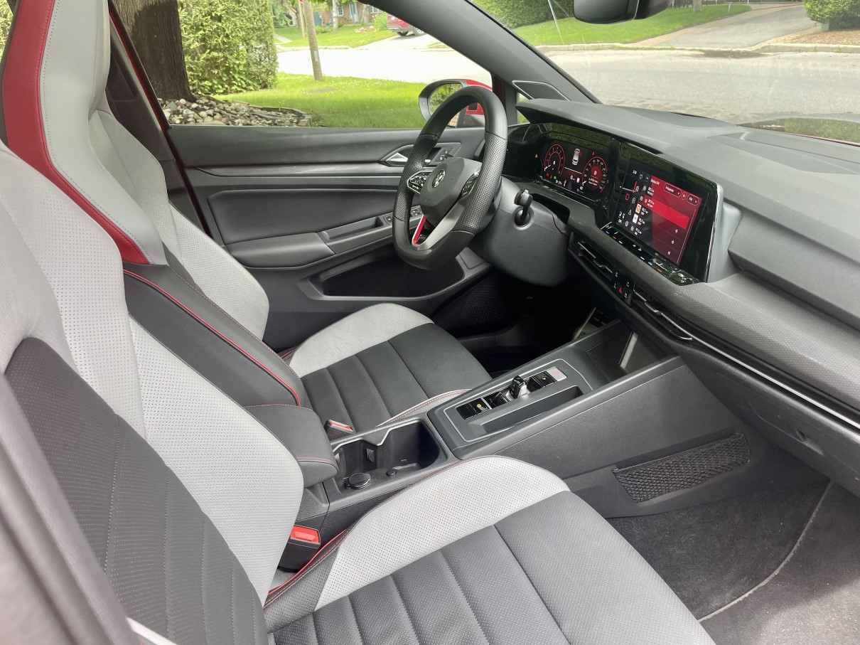 2022 vw gti front seat