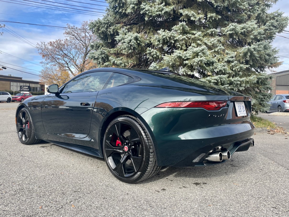 2023 jaguar f type rear