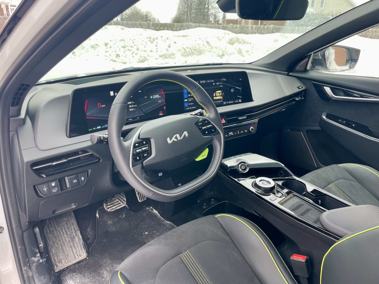 kia ev6 gt interior