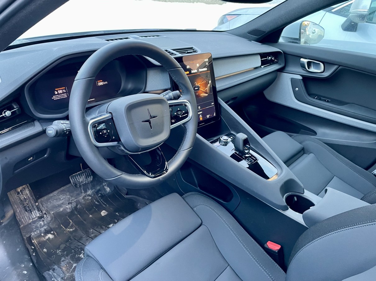2024 polestar 2 single motor interior