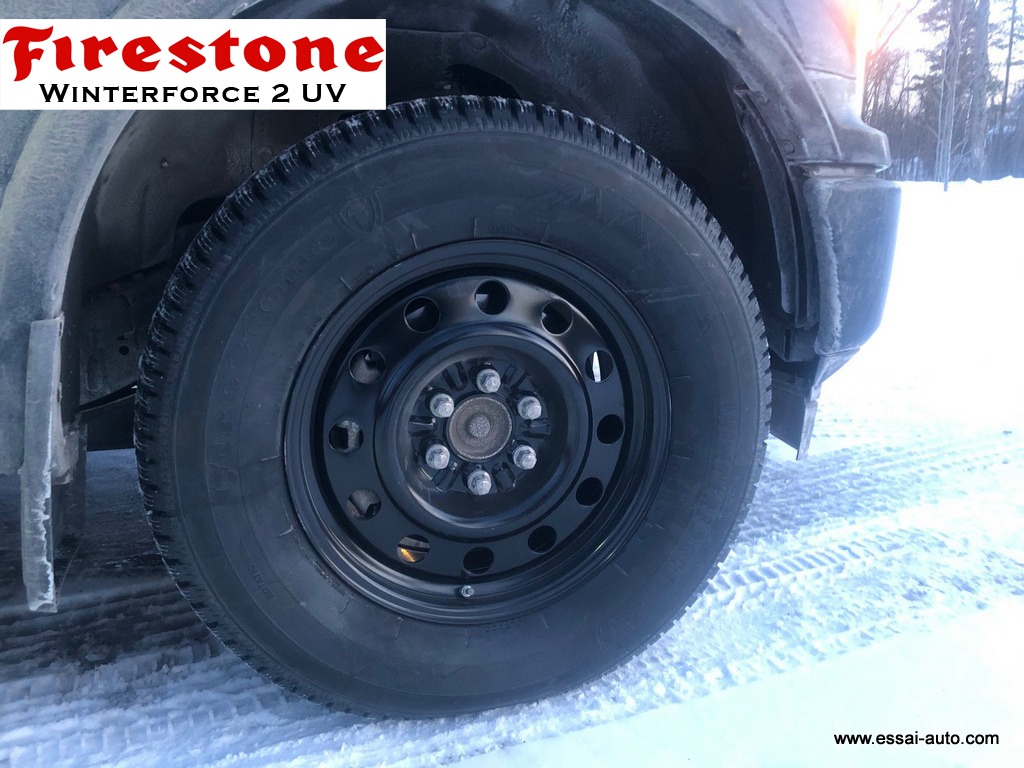 Essai Firestone Winterforce 2 UV